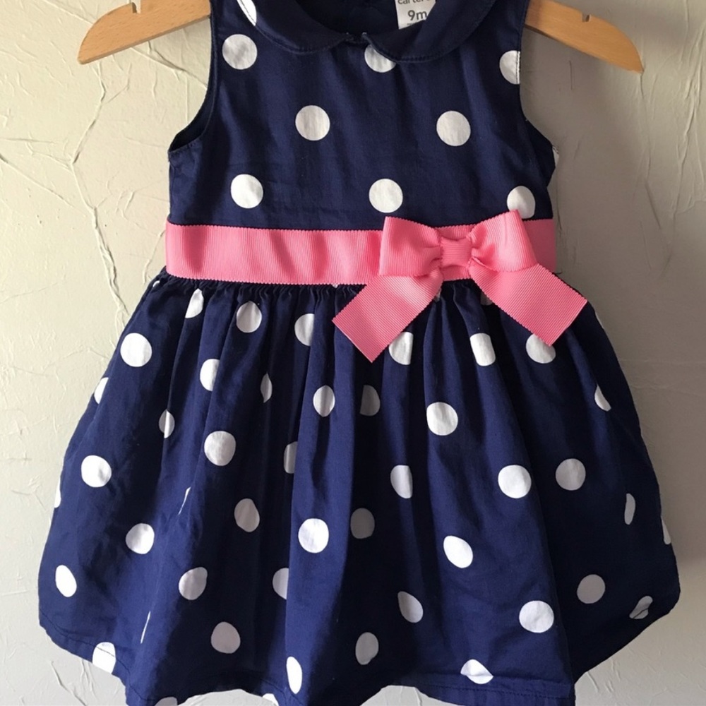 Carters polka dot dress